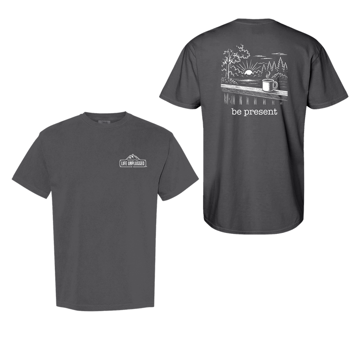 BACK PORCH COFFEE Cotton T-Shirt powered by Comfort Colors®
