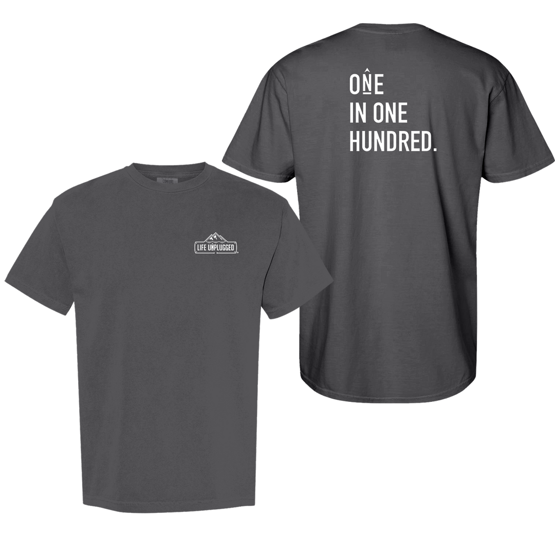 ONE IN ONE HUNDRED STACKED Cotton T-Shirt powered by Comfort Colors®