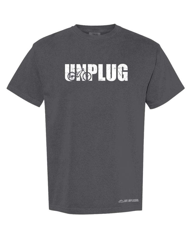UNPLUG MOUNTAIN BIKE SILHOUETTE Cotton T-Shirt powered by Comfort Colors®