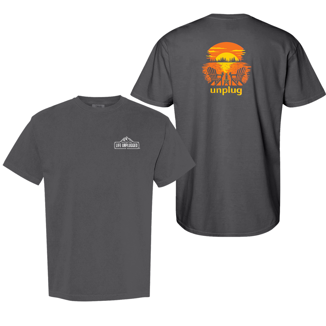 CHAIRS AT SUNSET Cotton T-Shirt powered by Comfort Colors®