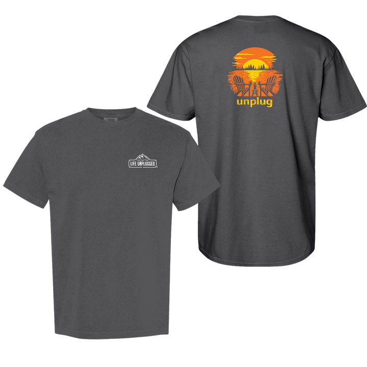 CHAIRS AT SUNSET Cotton T-Shirt powered by Comfort Colors®