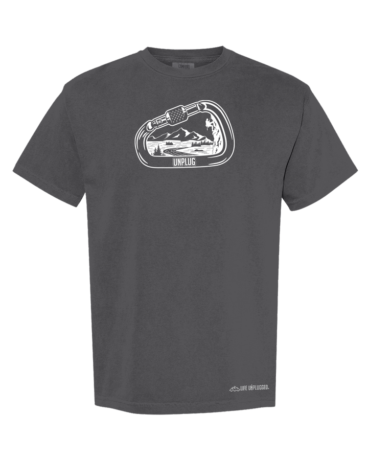 ROCK CLIMBING MOUNTAIN SCENE Cotton T-Shirt powered by Comfort Colors®