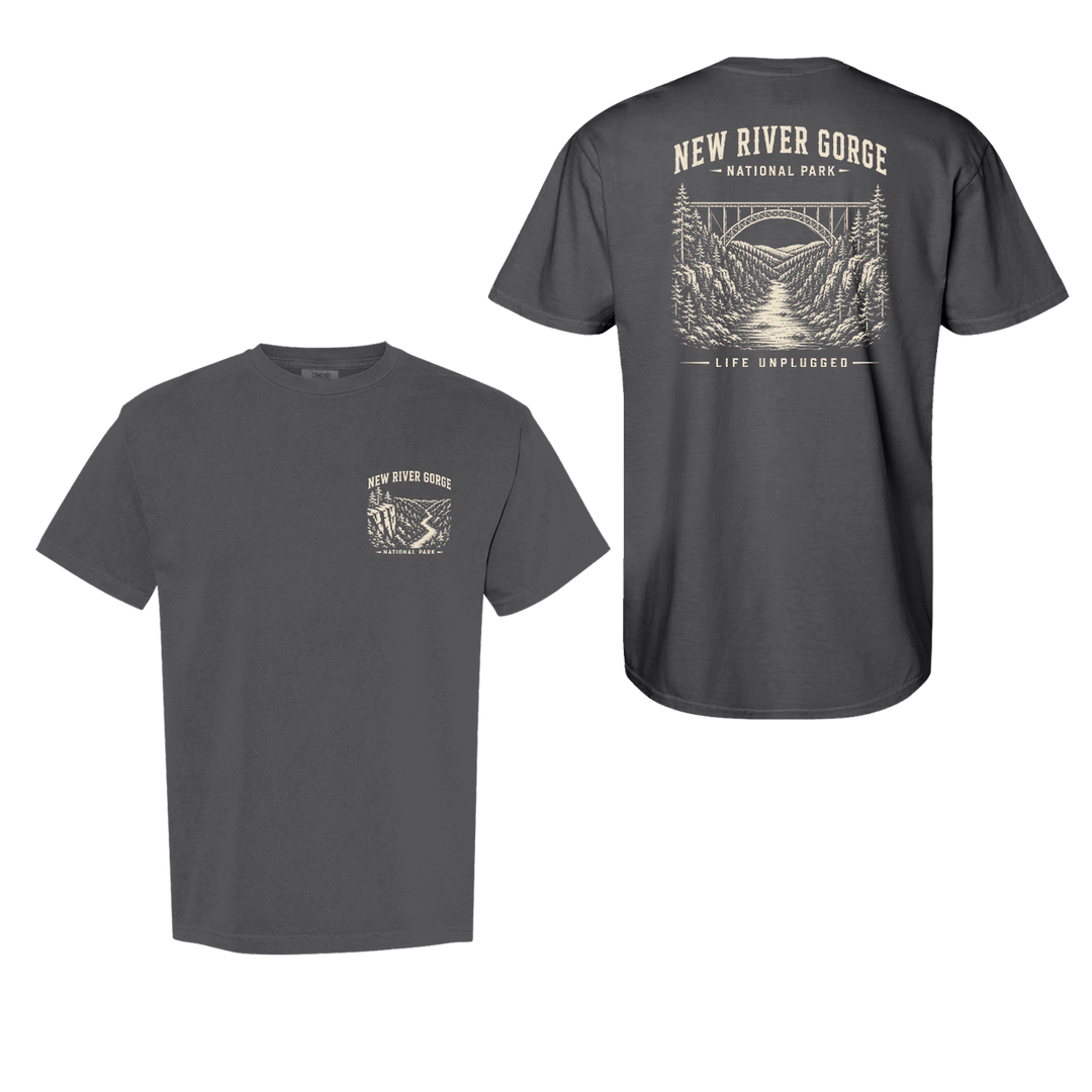 NEW RIVER GORGE NATIONAL PARK Cotton T-Shirt powered by Comfort Colors®