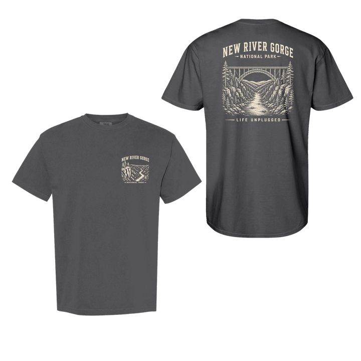 NEW RIVER GORGE NATIONAL PARK Cotton T-Shirt powered by Comfort Colors®