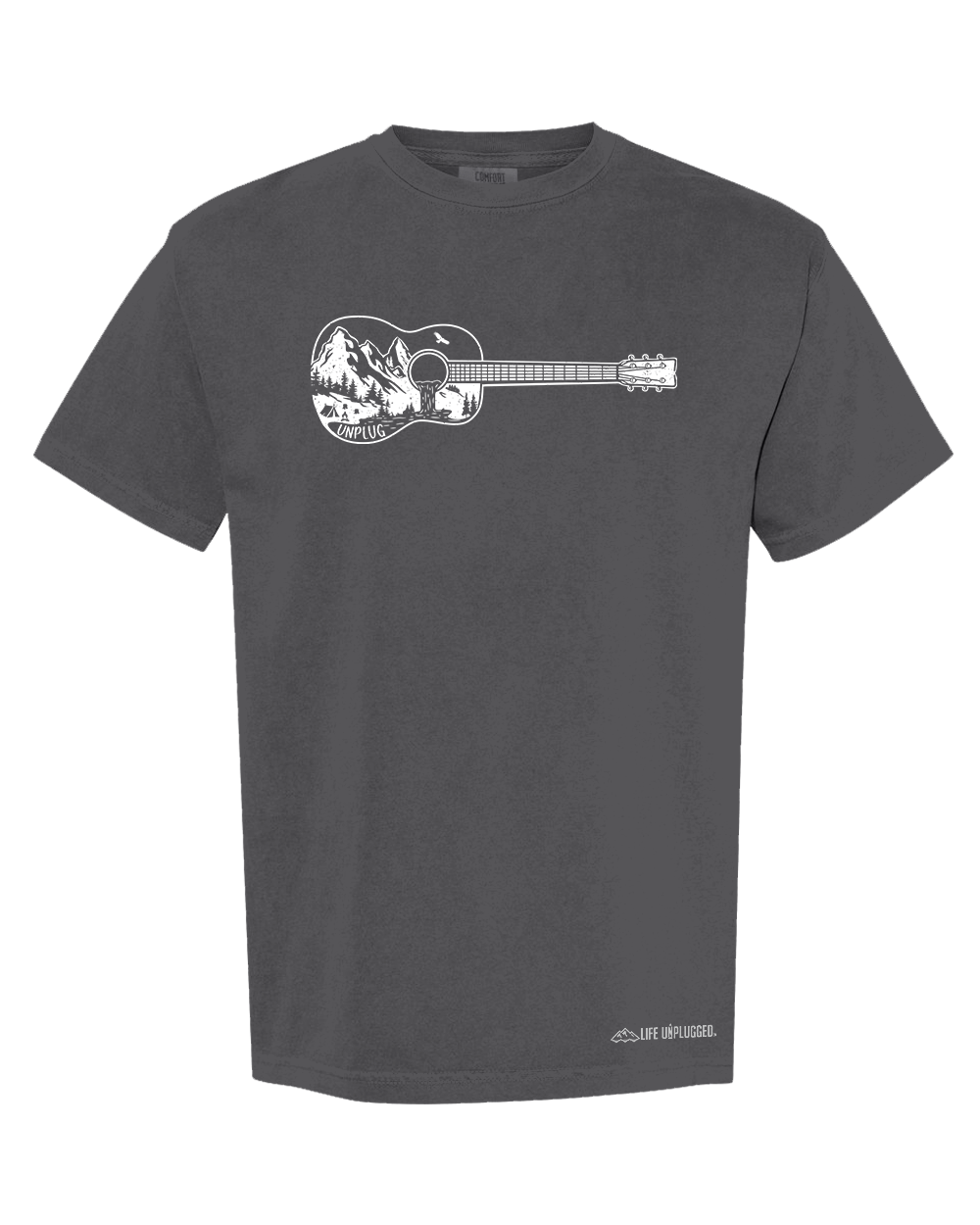 GUITAR MOUNTAIN SCENE Cotton T-Shirt powered by Comfort Colors®