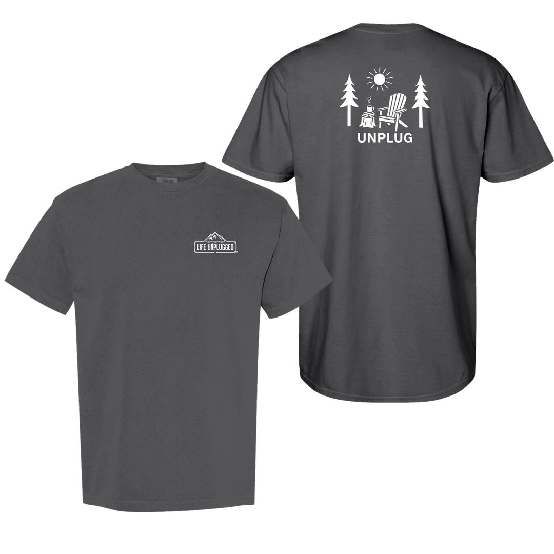 READING IN THE WOODS Cotton T-Shirt powered by Comfort Colors®
