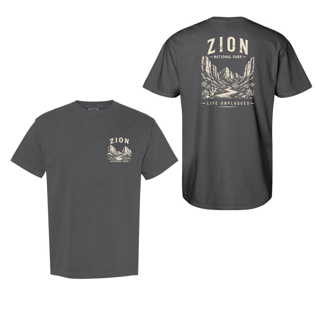 ZION NATIONAL PARK Cotton T-Shirt powered by Comfort Colors®