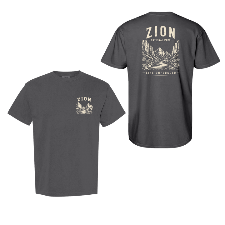 ZION NATIONAL PARK Cotton T-Shirt powered by Comfort Colors®