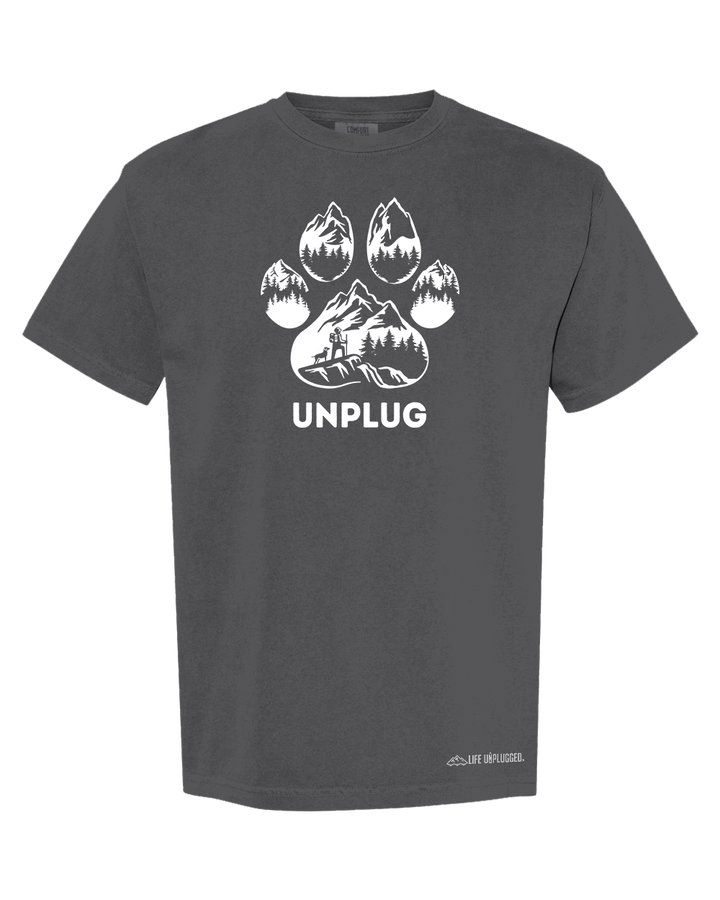 PAW PRINT MOUNTAIN SCENE Cotton T-Shirt powered by Comfort Colors®