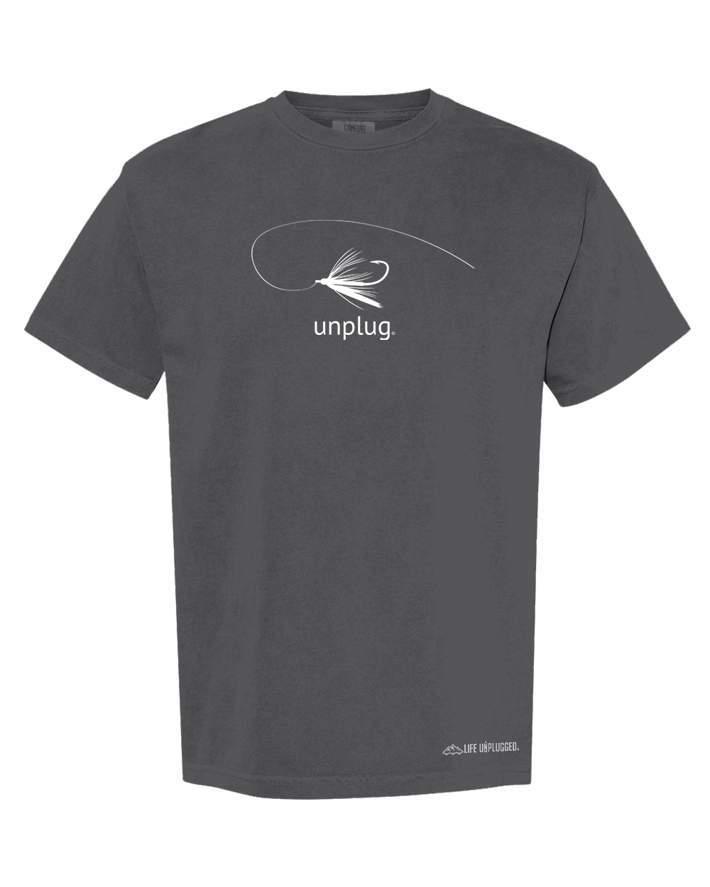 FLY FISHING MOUNTAIN SCENE Cotton T-Shirt powered by Comfort Colors®