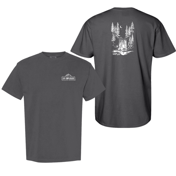WATERFALL UNDER THE STARS Cotton T-Shirt powered by Comfort Colors®