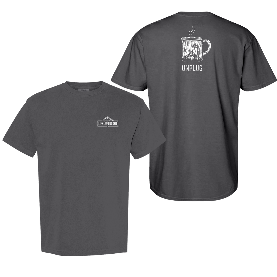 WOODEN COFFEE MUG Cotton T-Shirt powered by Comfort Colors®