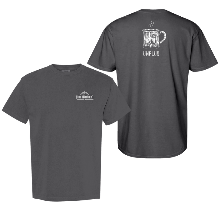 WOODEN COFFEE MUG Cotton T-Shirt powered by Comfort Colors®