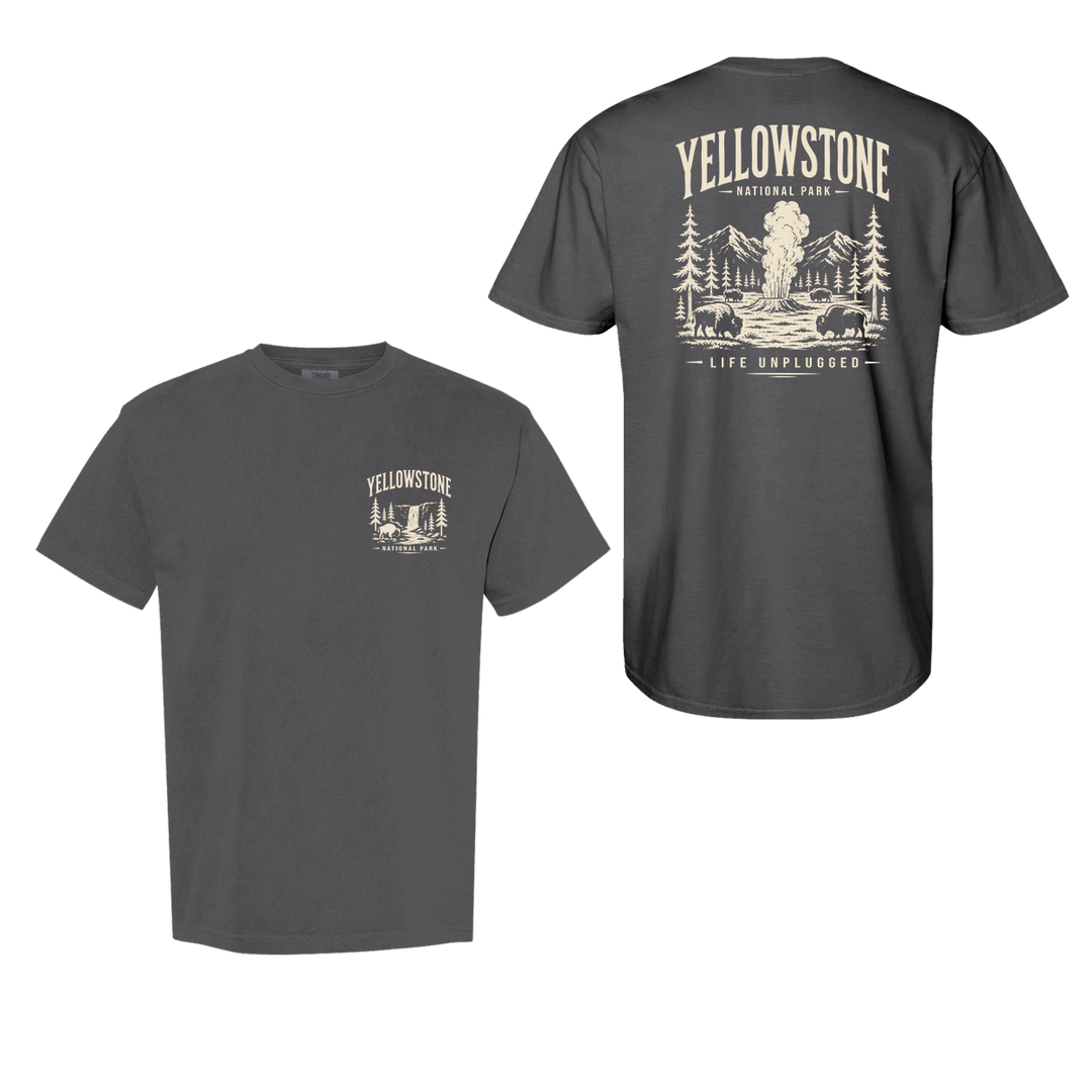 YELLOWSTONE NATIONAL PARK Cotton T-Shirt powered by Comfort Colors®
