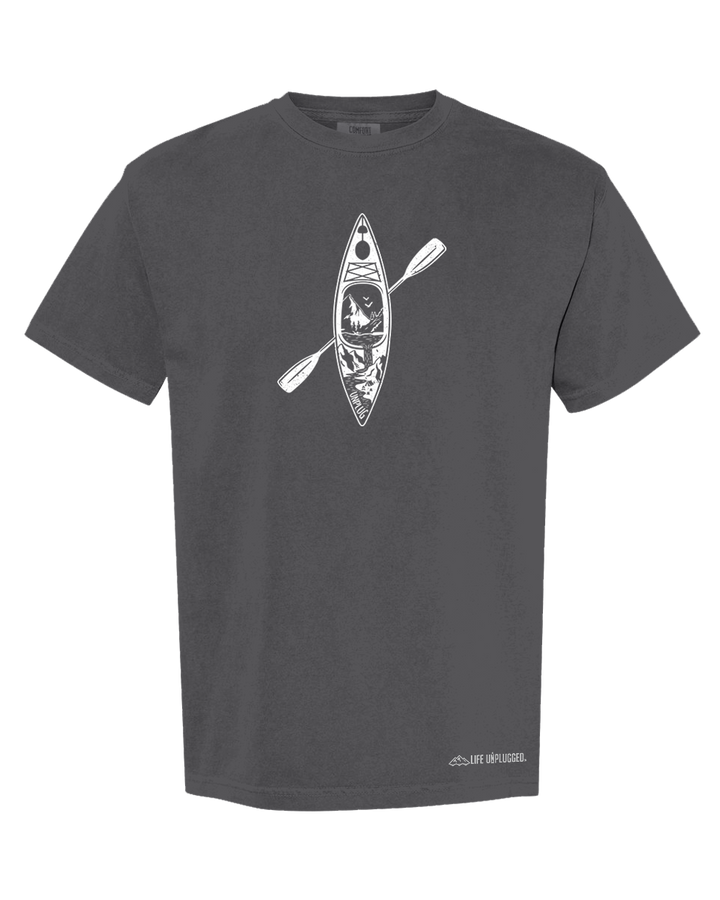 KAYAK MOUNTAIN SCENE Cotton T-Shirt powered by Comfort Colors®