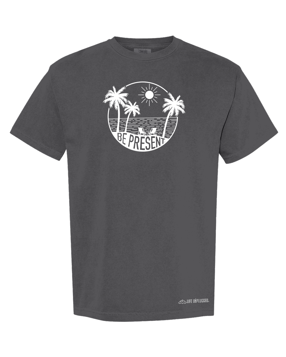 BE PRESENT BEACH Cotton T-Shirt powered by Comfort Colors®