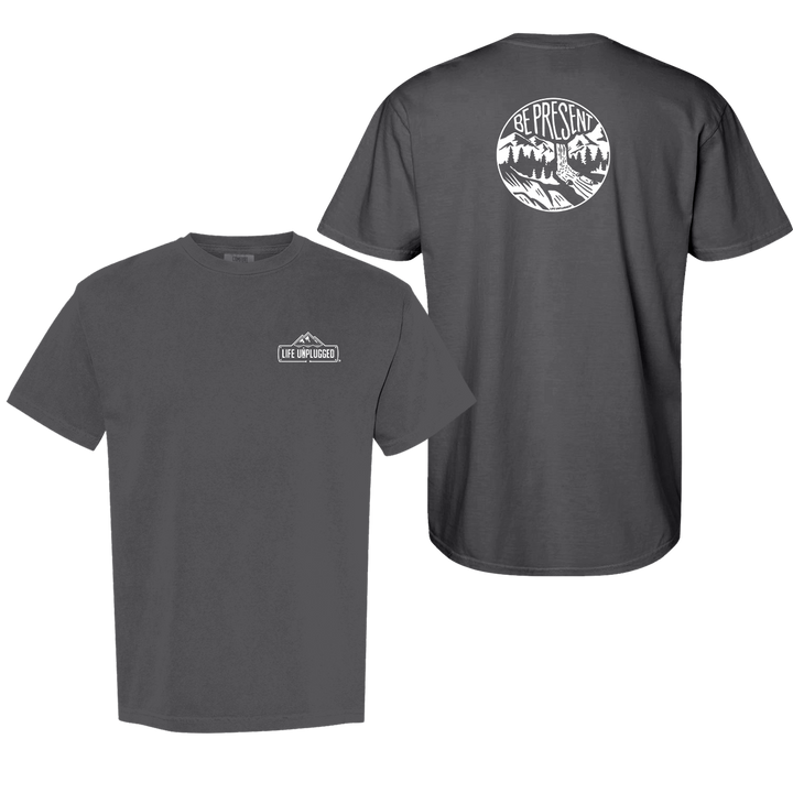 BE PRESENT WATERFALL Cotton T-Shirt powered by Comfort Colors®