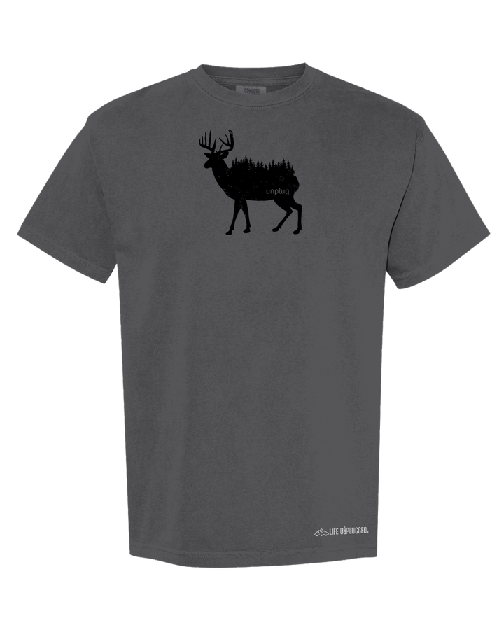 DEER IN THE TREES Cotton T-Shirt powered by Comfort Colors®
