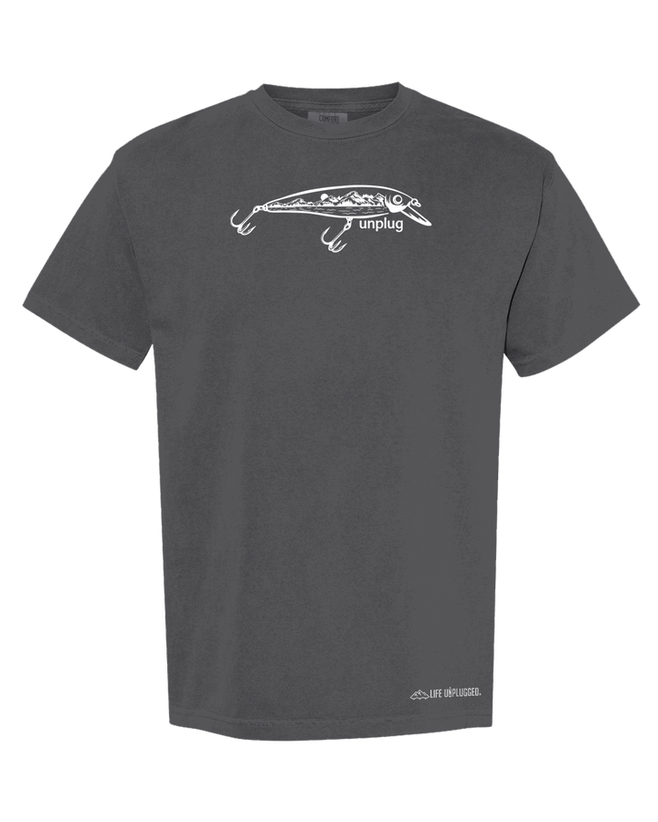 FISHING LURE MOUNTAIN SCENE Cotton T-Shirt powered by Comfort Colors®