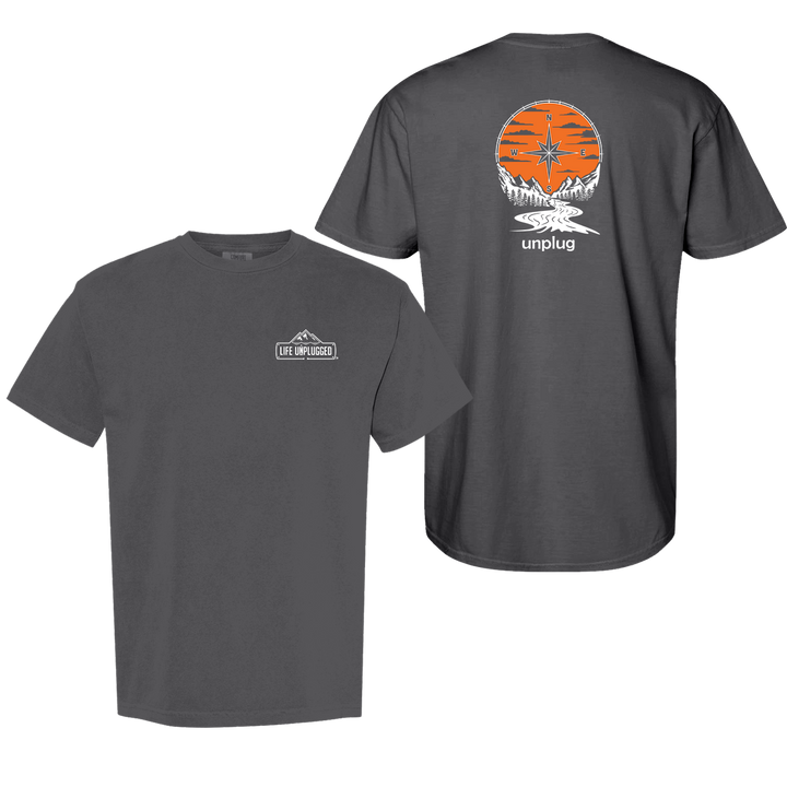 COMPASS SUNSET Cotton T-Shirt powered by Comfort Colors®