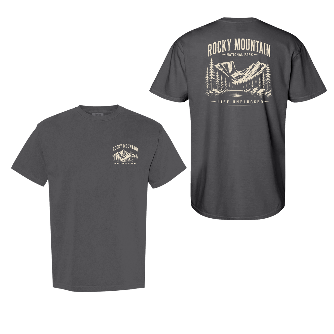ROCKY MOUNTAIN NATIONAL PARK Cotton T-Shirt powered by Comfort Colors®