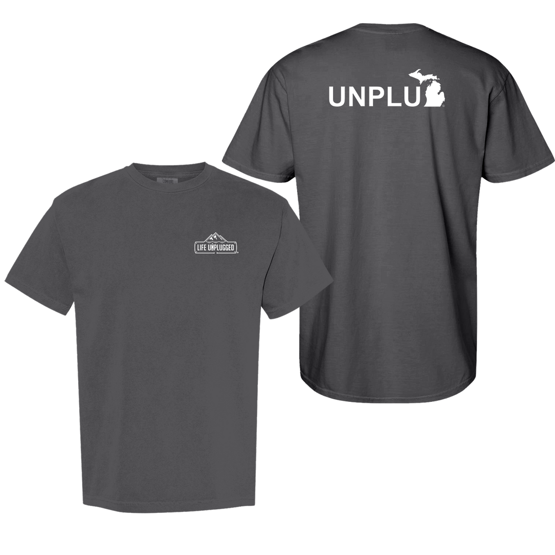 UNPLUG (MI) Cotton T-Shirt powered by Comfort Colors®