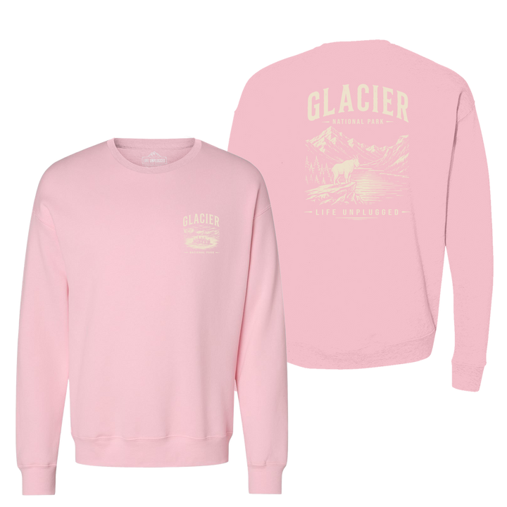 GLACIER NATIONAL PARK Midweight Super Soft Crewneck