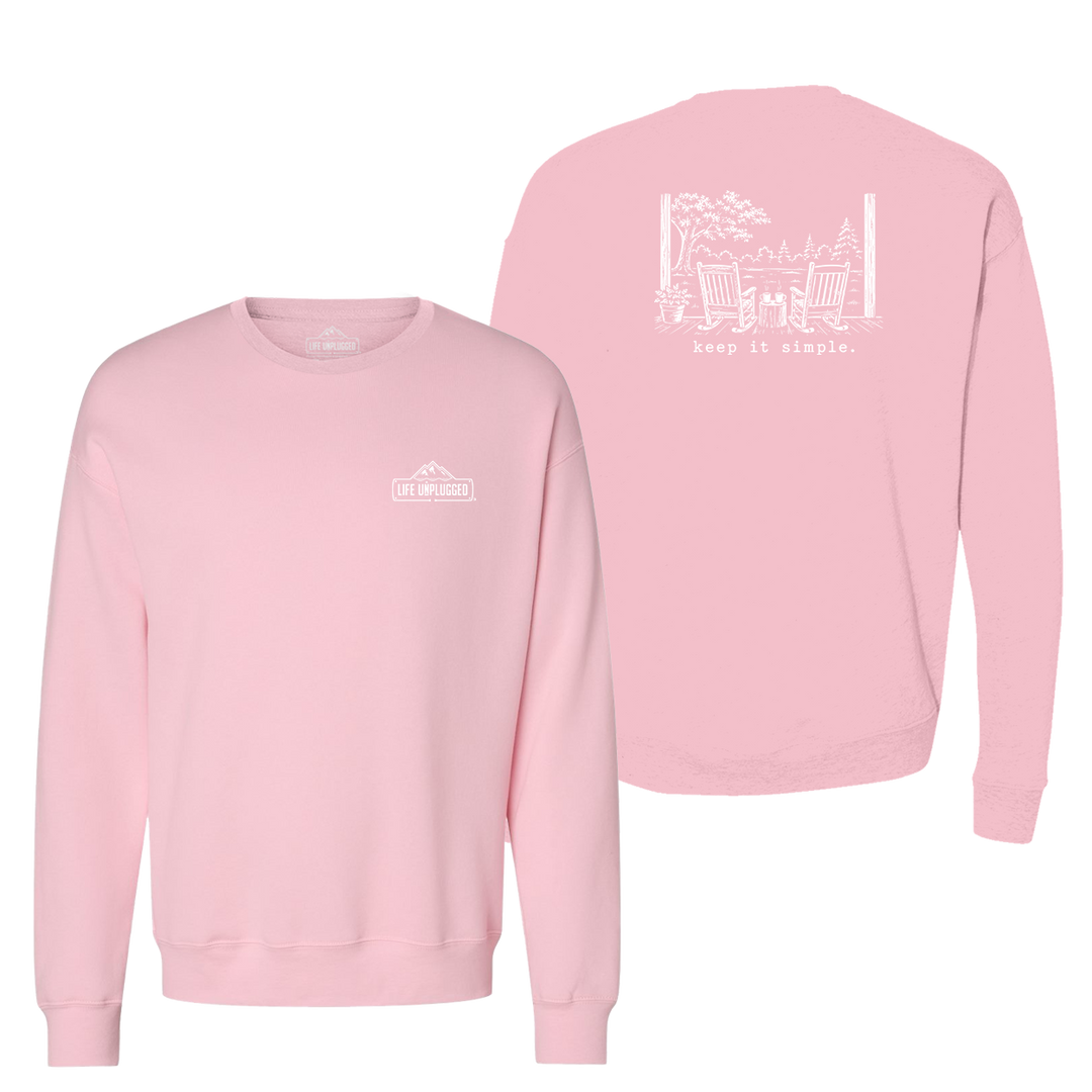 KEEP IT SIMPLE. Midweight Super Soft Crewneck