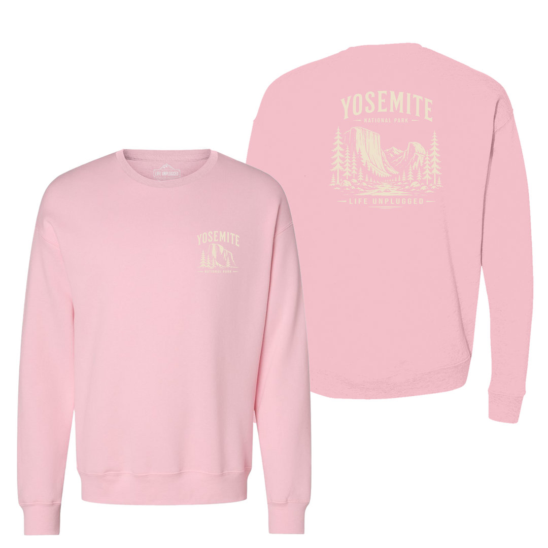 YOSEMITE NATIONAL PARK Midweight Super Soft Crewneck