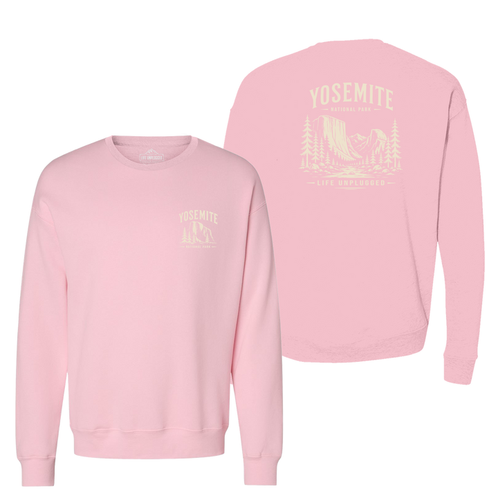 YOSEMITE NATIONAL PARK Midweight Super Soft Crewneck