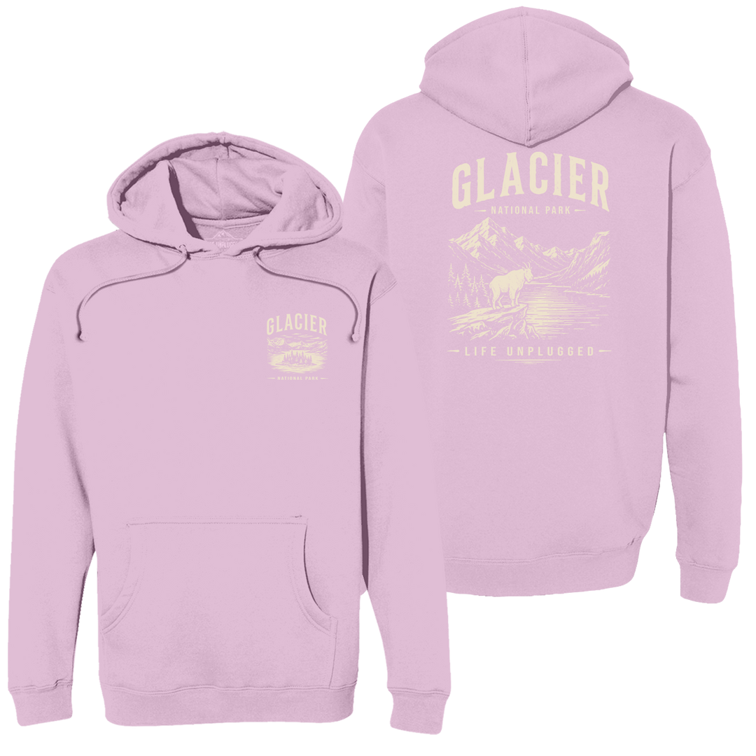 GLACIER NATIONAL PARK Heavyweight Hoodie