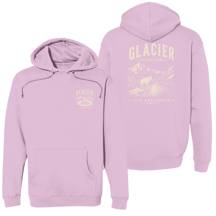 GLACIER NATIONAL PARK Heavyweight Hoodie
