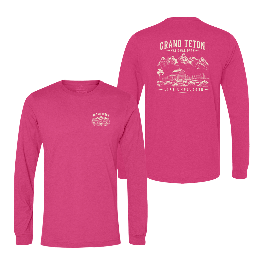 GRAND TETON NATIONAL PARK Long Sleeve T-Shirt