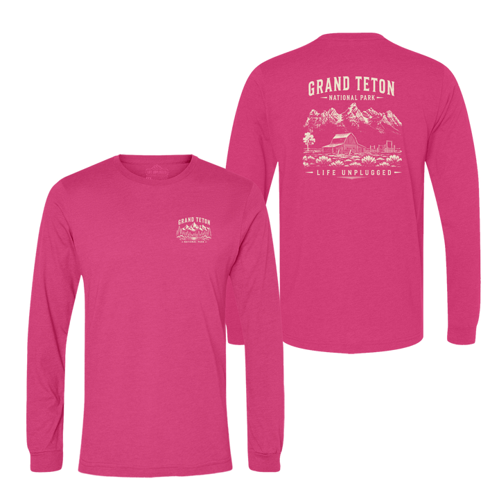 GRAND TETON NATIONAL PARK Long Sleeve T-Shirt