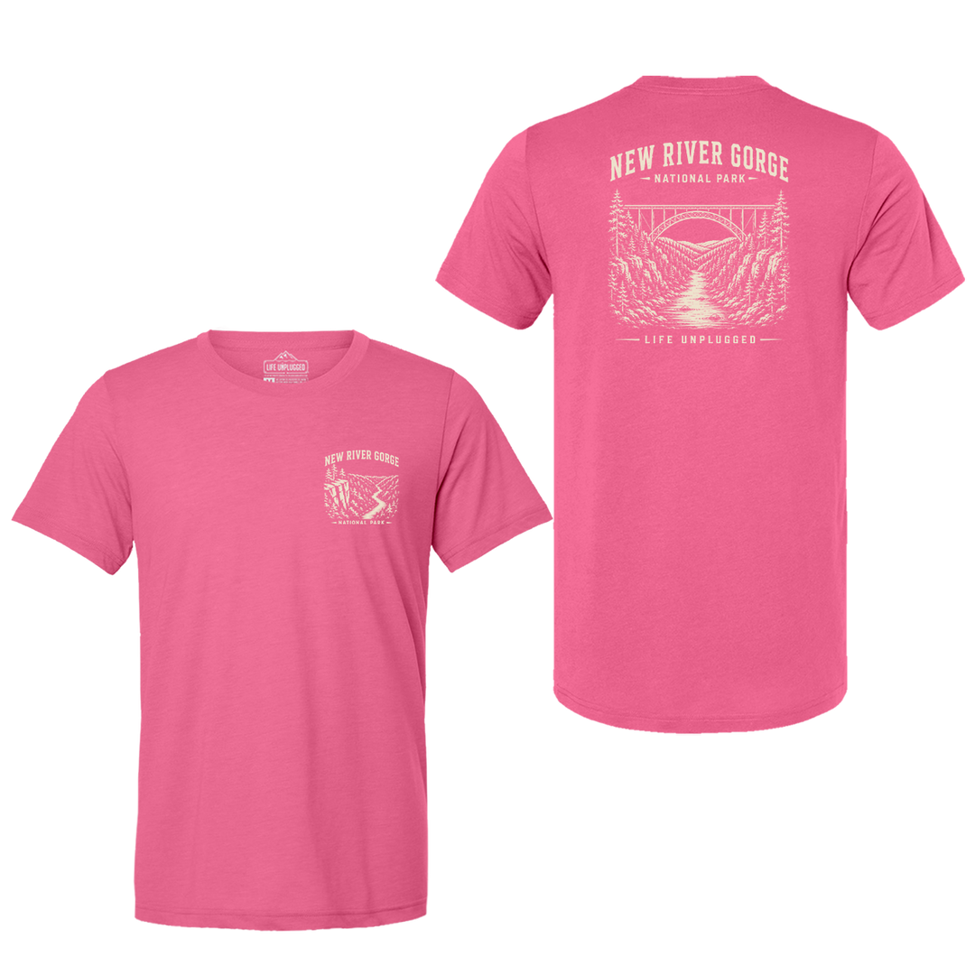 NEW RIVER GORGE NATIONAL PARK Triblend T-Shirt