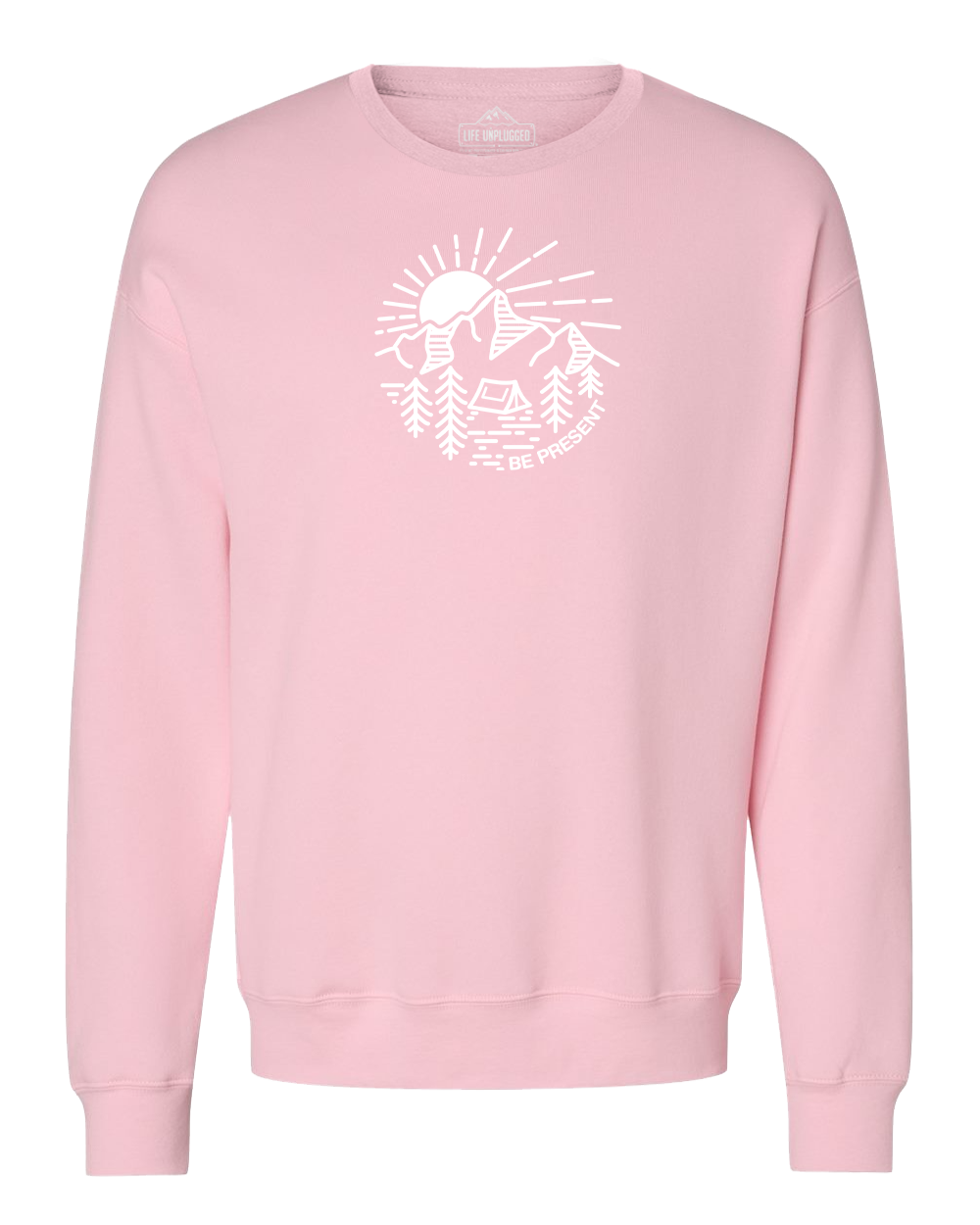 Mountain Sunset Midweight Super Soft Crewneck Sweatshirt