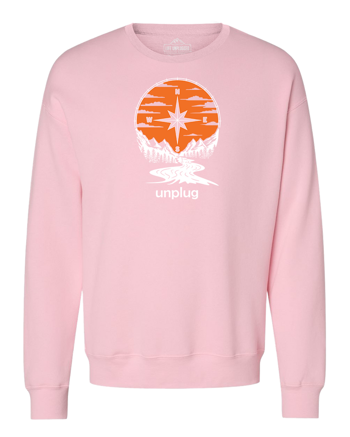 Compass Sunset Midweight Super Soft Crewneck Sweatshirt