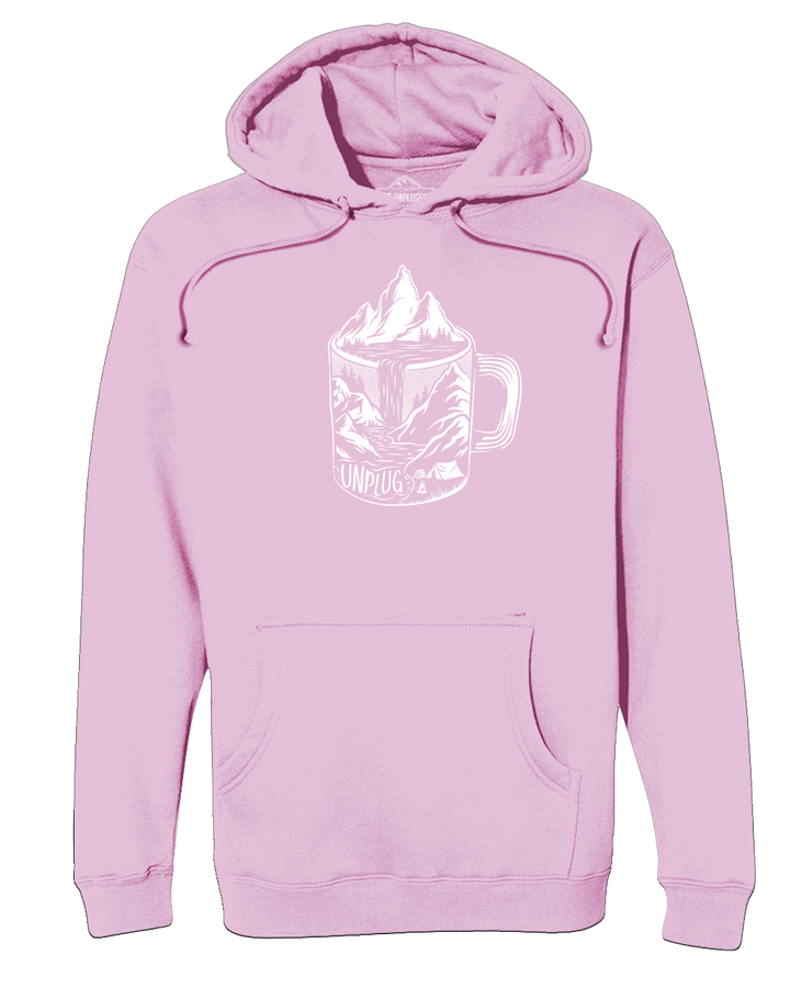 Coffee Mountain Scene Heavyweight Hoodie