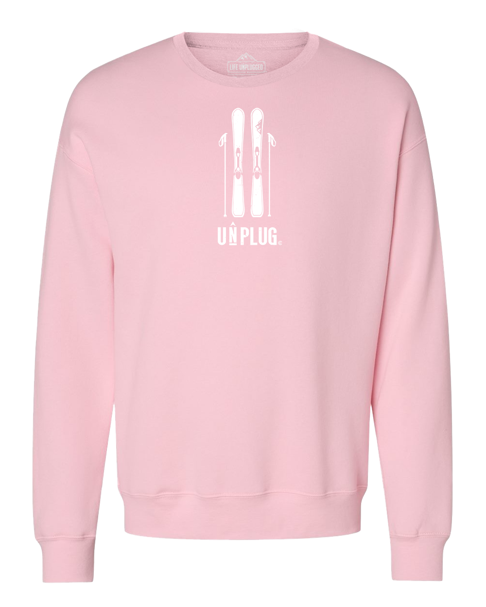 Skiing Midweight Super Soft Crewneck Sweatshirt