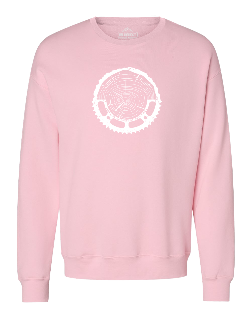Tree Rings Chainring Midweight Super Soft Crewneck Sweatshirt