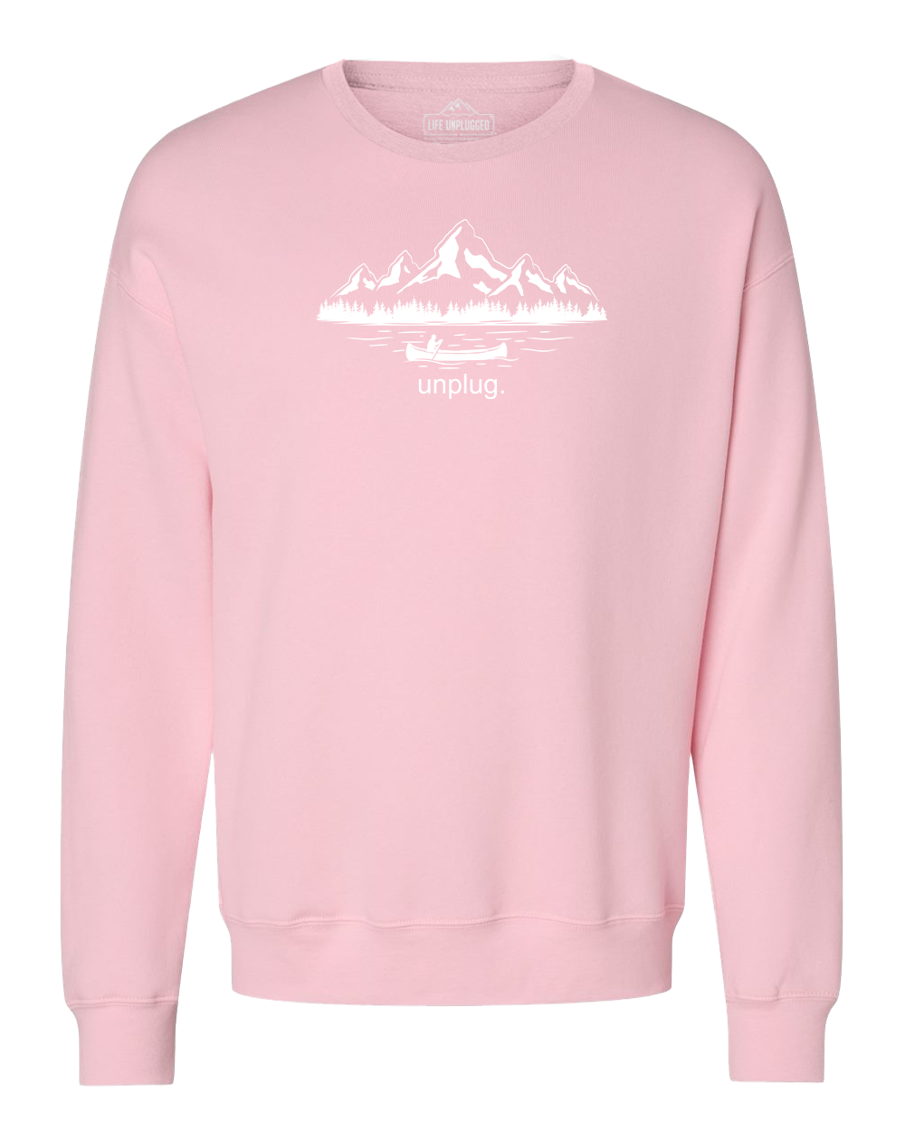 Canoeing In The Mountains Midweight Super Soft Crewneck Sweatshirt
