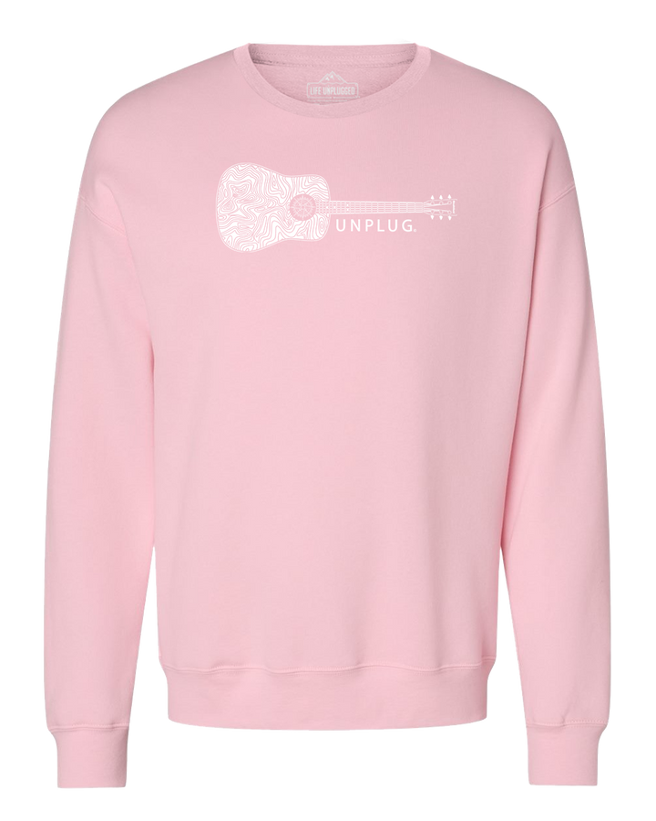 Guitar Mountain Scene Midweight Super Soft Crewneck Sweatshirt