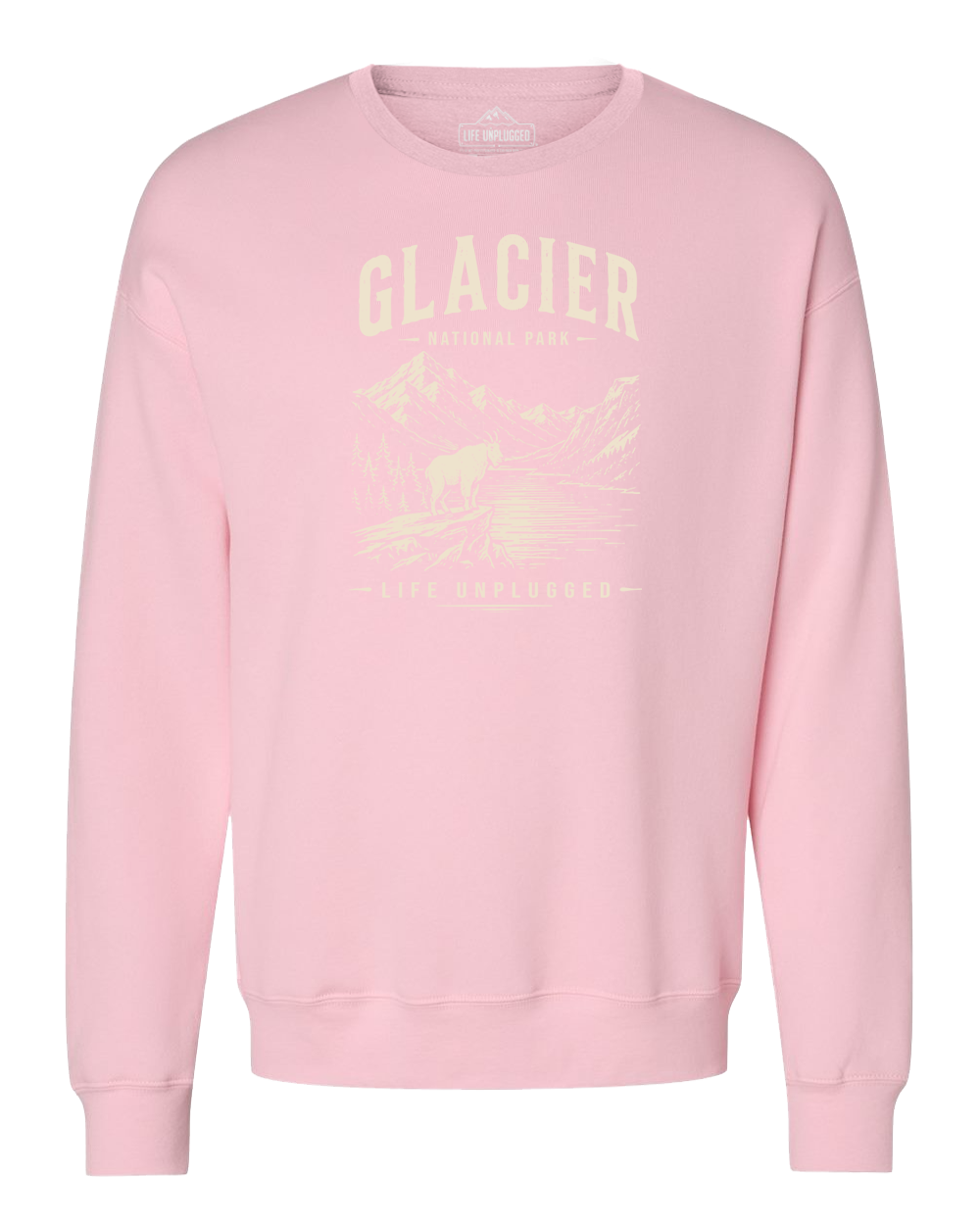 GLACIER NATIONAL PARK Midweight Super Soft Crewneck