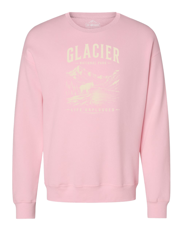 GLACIER NATIONAL PARK Midweight Super Soft Crewneck