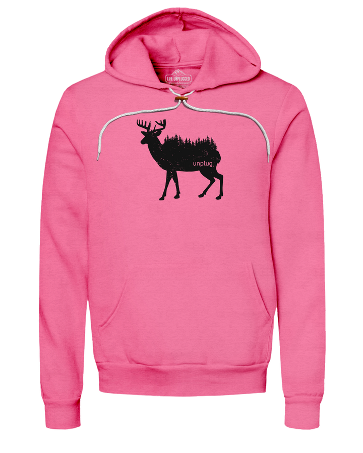 Deer In The Trees Super Soft Hoodie