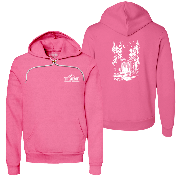 WATERFALL UNDER THE STARS Super Soft Hoodie