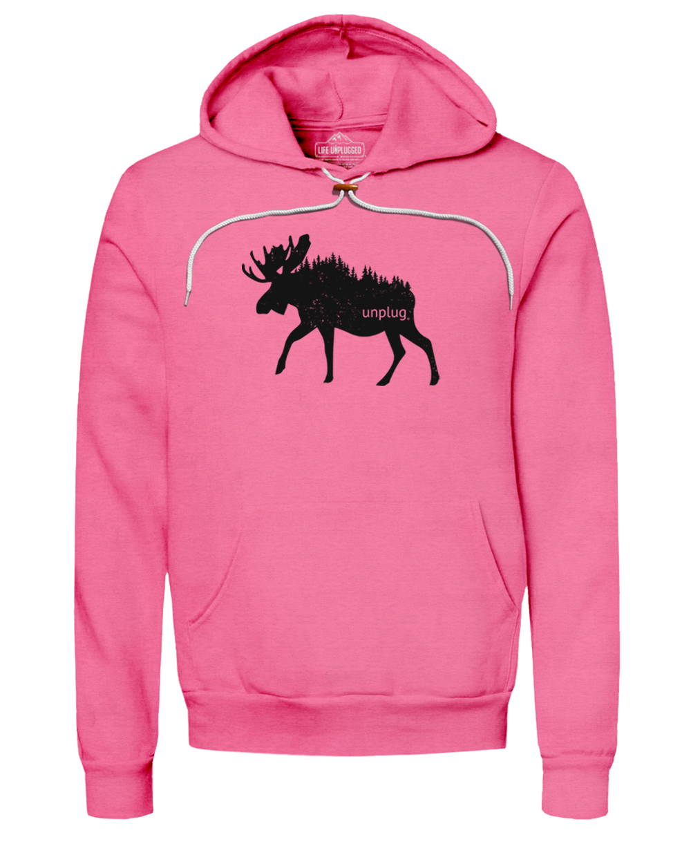 Moose In The Trees Super Soft Hoodie
