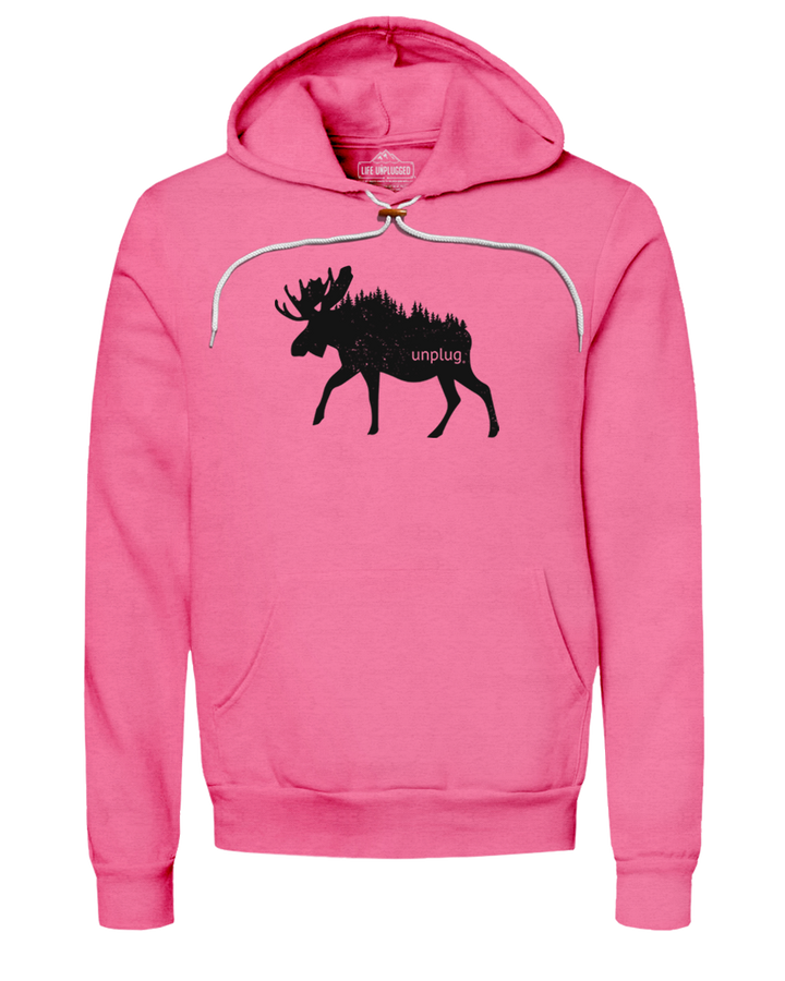 Moose In The Trees Super Soft Hoodie
