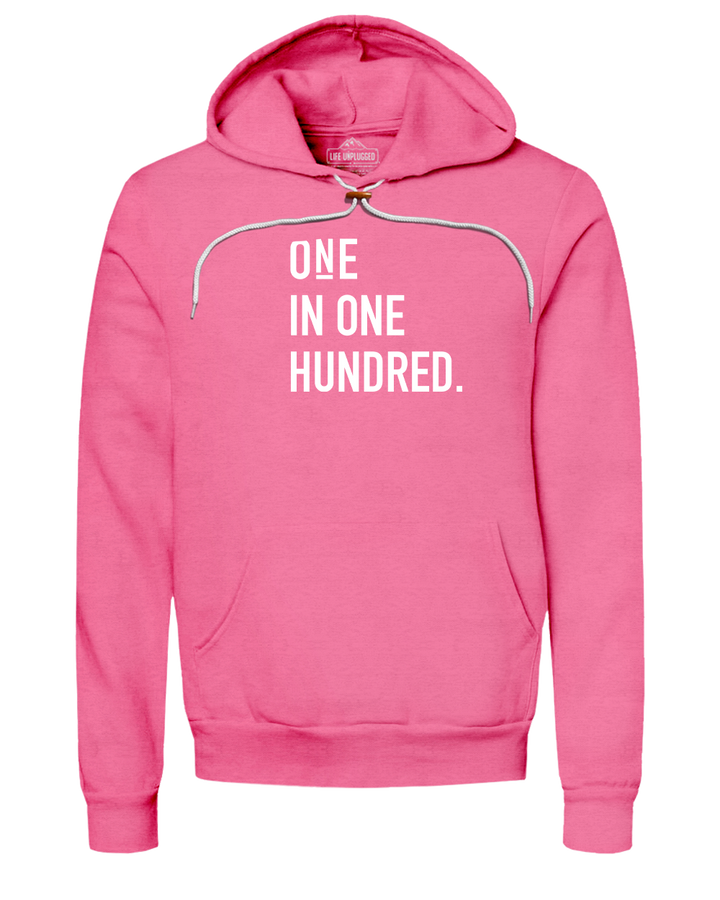 One in One Hundred Stacked Super Soft Hoodie