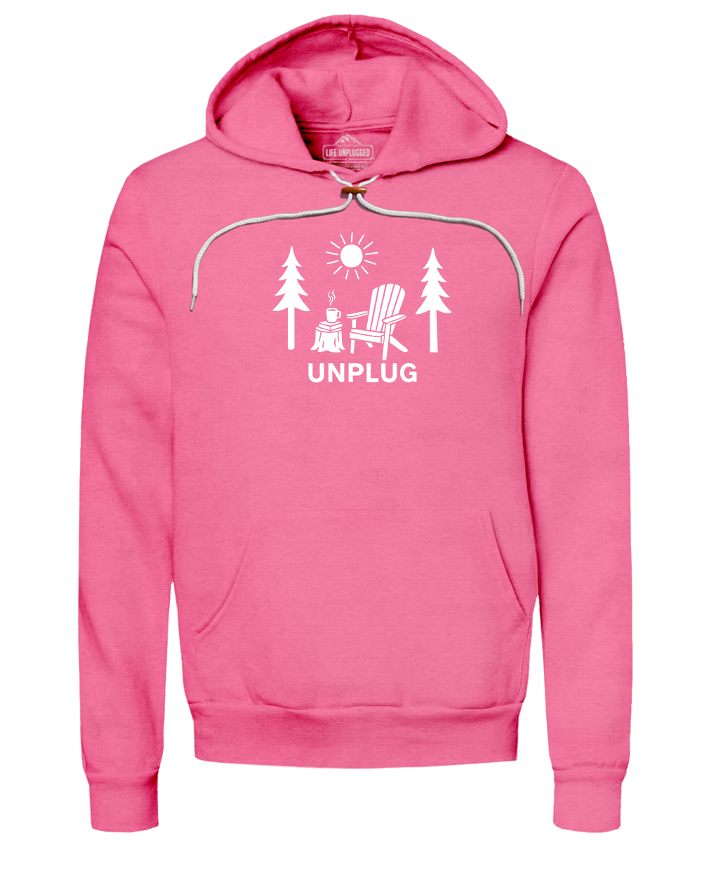 READING IN THE WOODS Super Soft Hoodie